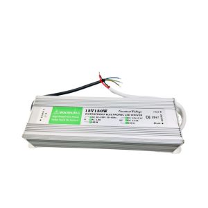 Transformador LED 150W 12V DC IP67 - Fonte de Alimentação Estanque Profissional