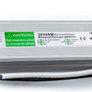 Transformador 60W DC 24V Impermeável