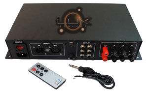 Controlador LED RGB DMX 6 canais c/ transf. 300W 24V