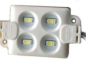 Módulo 4 LED SMD 5630 2W Branco Frio