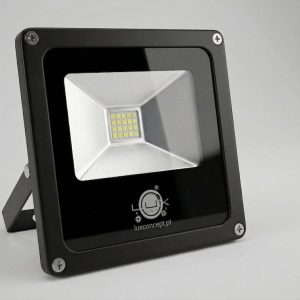 Projetor LED 10W Slim Exterior IP65 – Económico e Compacto