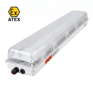 Armadura LED ATEX 2x120cm: Proteção Avançada para Ambientes de Risco