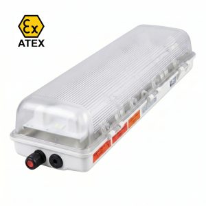 Armadura LED ATEX 2x60cm: Proteção Avançada para Ambientes de Risco