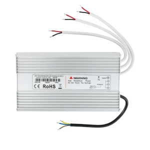 Transformador LED 300W 12V DC IP67 - Fonte de Alimentação Estanque Profissional