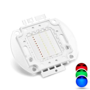 Chip LED COB 30W RGB Multicolor – Alta Potência para Projetor