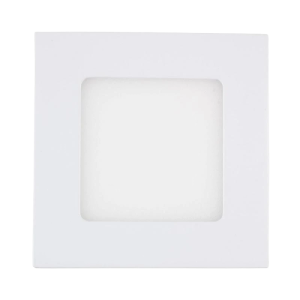 Painel LED Quadrado de Encastrar 8W – Downlight Extra Plano Branco