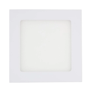 Painel LED Quadrado de Encastrar 12W – Downlight Extra Plano Branco