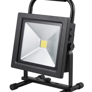 Projetor LED 30W Portátil com Bateria Recarregável – Foco de Trabalho