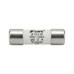 Fusível Cilíndrico Cerâmico 10x38 gG 2A 500V – CHFE