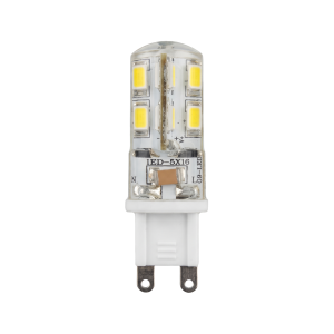 Lâmpada LED G9 3W Silicone – Branco Frio 6000K (360º)