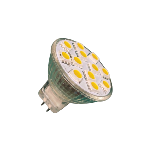 Lâmpada LED MR11 12V 2.4W – Branco Quente ou Branco Frio